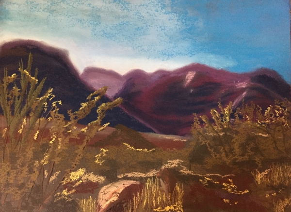 Purple Mountains Desert by Mason Cox