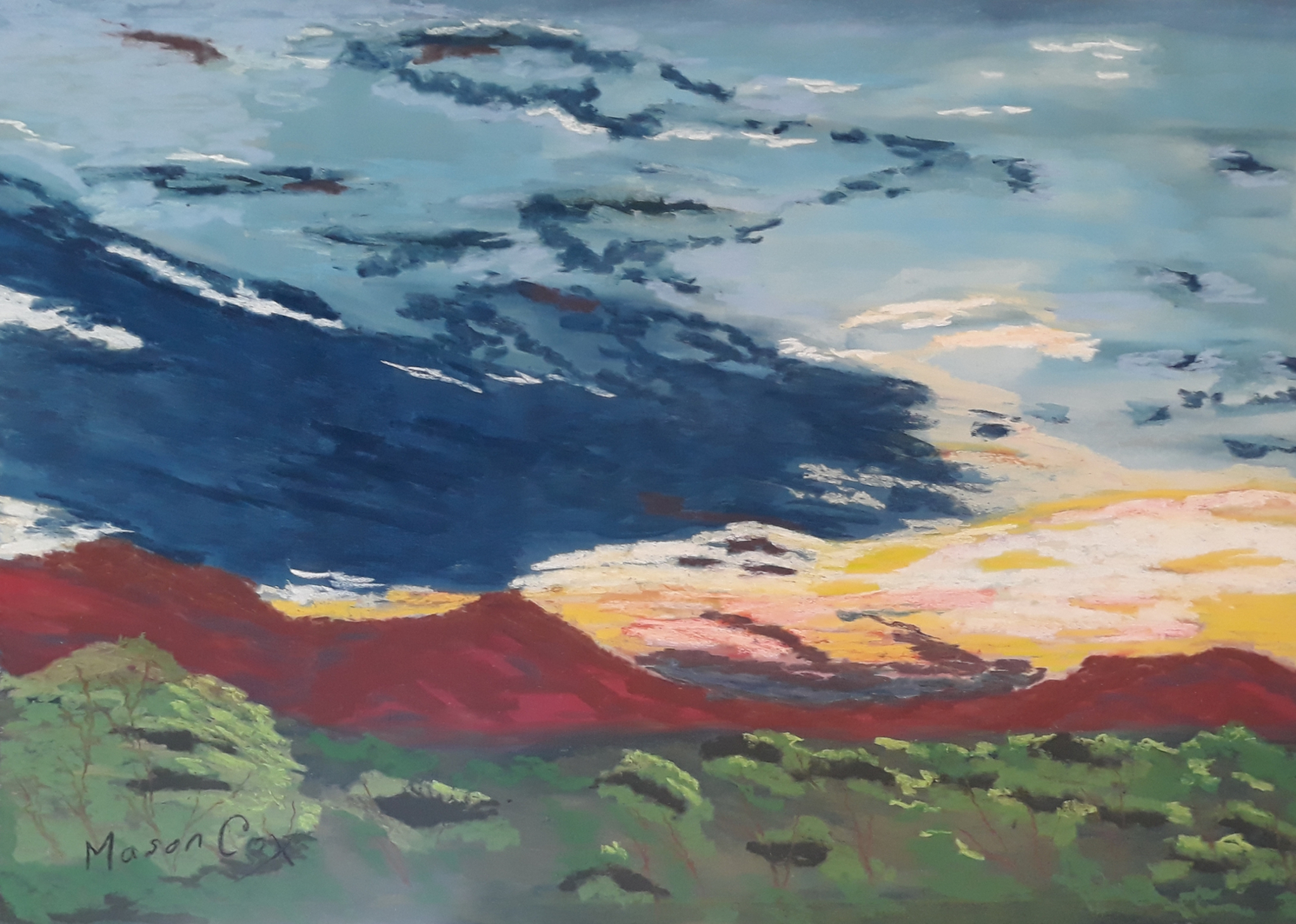Sunset at Caprock Canyon by Mason Cox