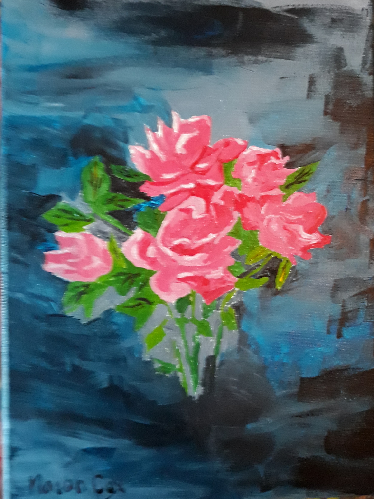 Pink Roses by Mason Cox