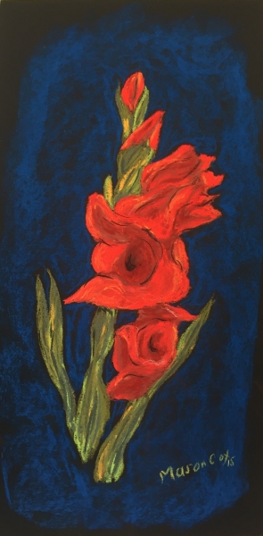 Orange Gladiolas by Mason Cox
