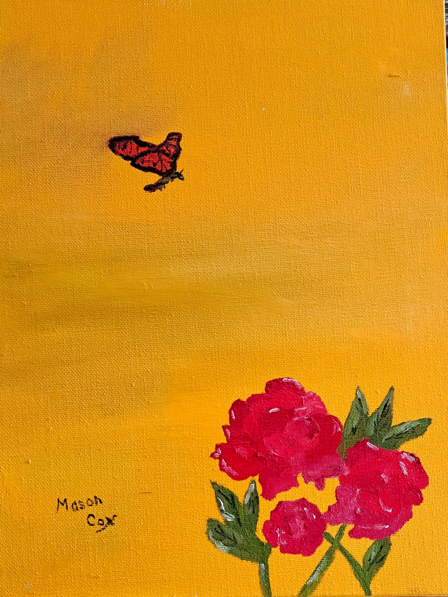 Red Roses (yellow) by Mason Cox
